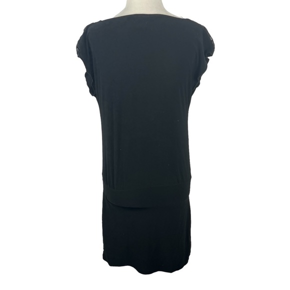 WET SEAL SCOOP NECK WITH BEADED SHOULDER MINI DRESS - Picture 6 of 8